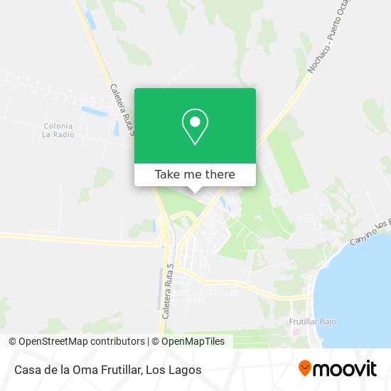 Casa de la Oma Frutillar map