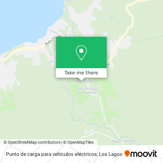 Mapa de Punto de carga para vehículos eléctricos