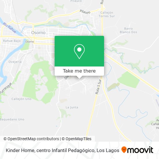 Mapa de Kinder Home, centro Infantil Pedagógico