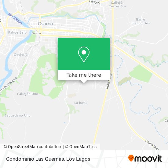 Mapa de Condominio Las Quemas