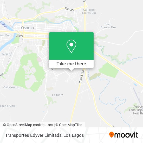 Transportes Edyver Limitada map