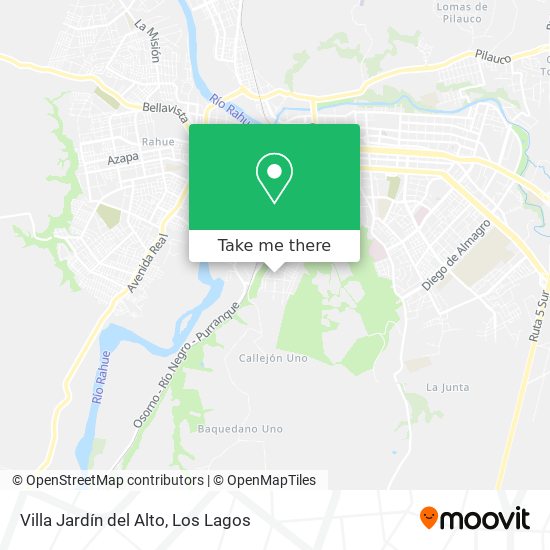 Villa Jardín del Alto map