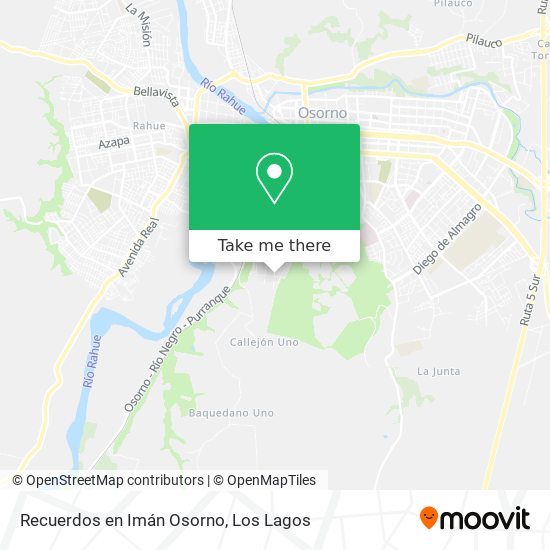 Mapa de Recuerdos en Imán Osorno