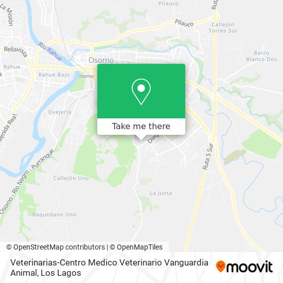 Veterinarias-Centro Medico Veterinario Vanguardia Animal map