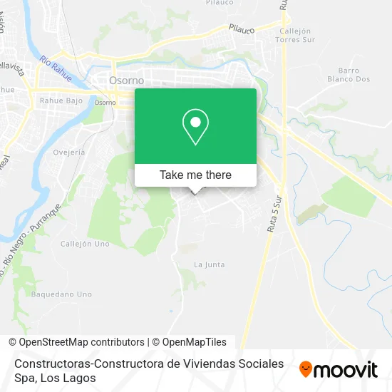 Mapa de Constructoras-Constructora de Viviendas Sociales Spa