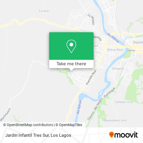 Mapa de Jardín Infantil Tres Sur