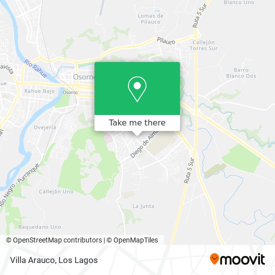 Mapa de Villa Arauco