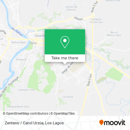 Zenteno / Carol Urzúa map
