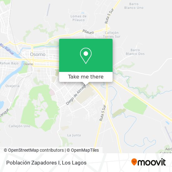 Población Zapadores I map
