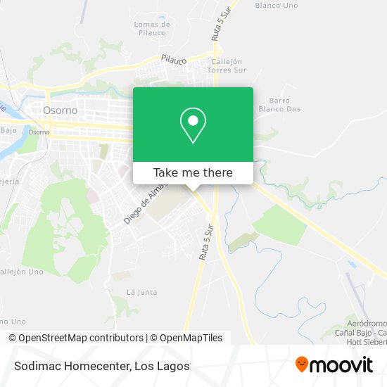 Sodimac Homecenter map