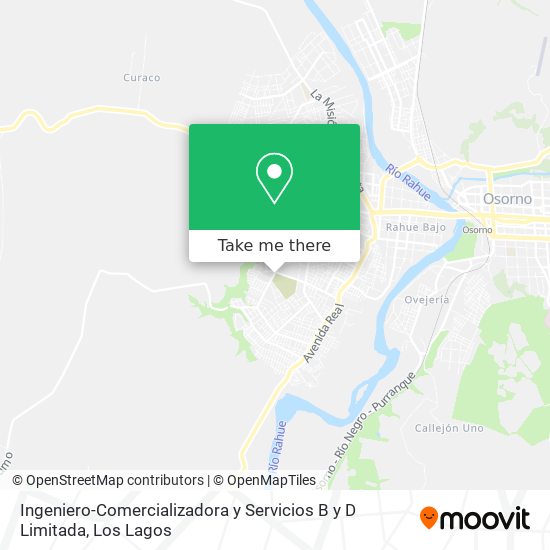 Ingeniero-Comercializadora y Servicios B y D Limitada map
