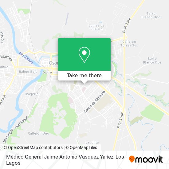 Médico General Jaime Antonio Vasquez Yañez map