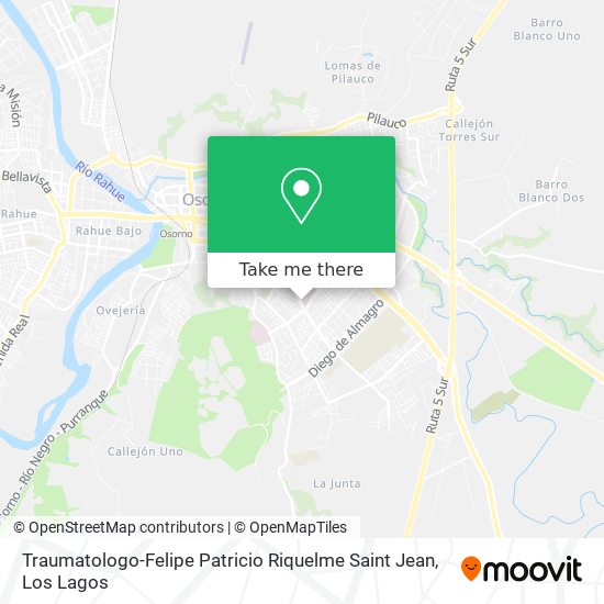 Traumatologo-Felipe Patricio Riquelme Saint Jean map