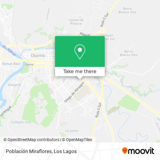 Población Miraflores map