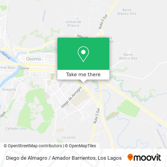 Diego de Almagro / Amador Barrientos map