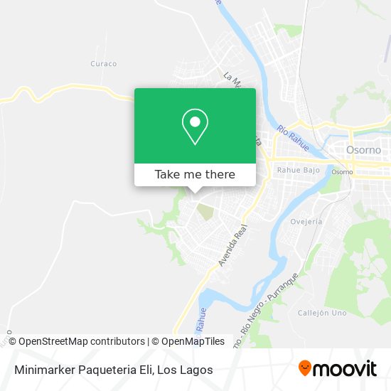 Mapa de Minimarker Paqueteria Eli