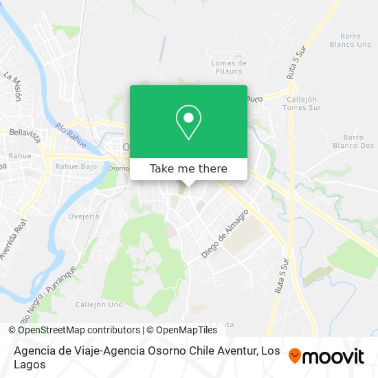 Agencia de Viaje-Agencia Osorno Chile Aventur map