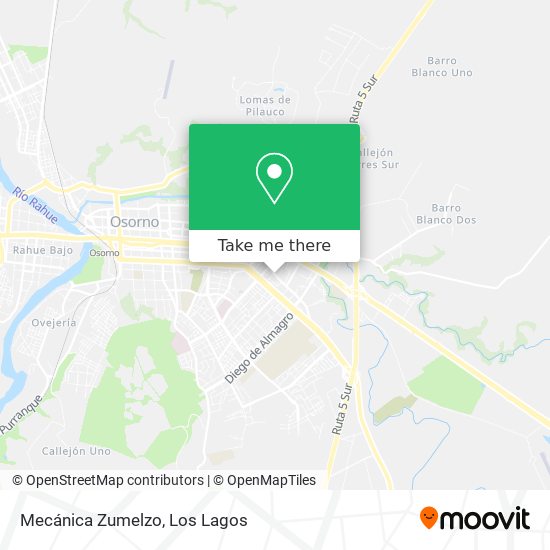Mecánica Zumelzo map