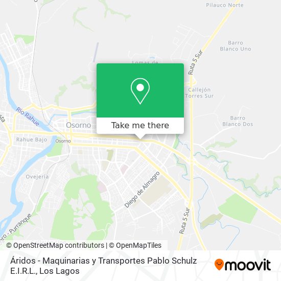 Áridos - Maquinarias y Transportes Pablo Schulz E.I.R.L. map