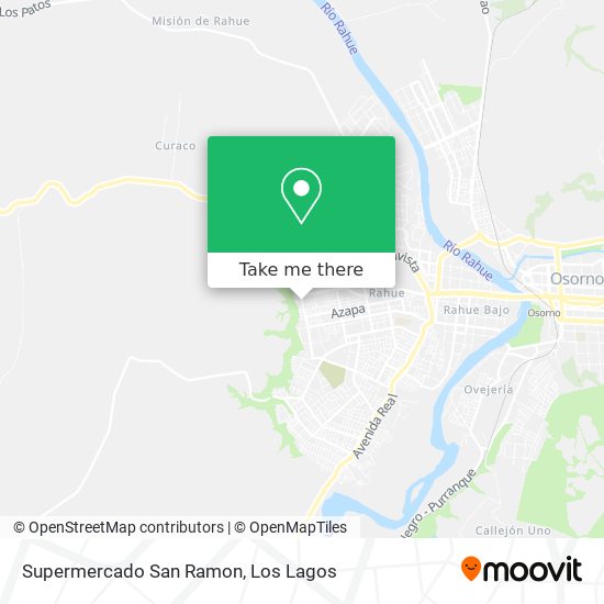 Mapa de Supermercado San Ramon