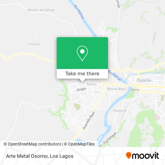 Mapa de Arte Metal Osorno