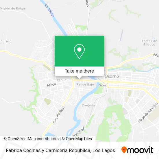 Fábrica Cecinas y Carnicería Repubilca map