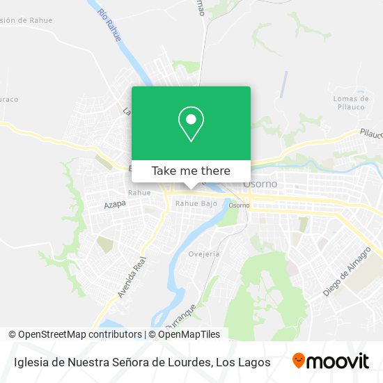 Iglesia de Nuestra Señora de Lourdes map