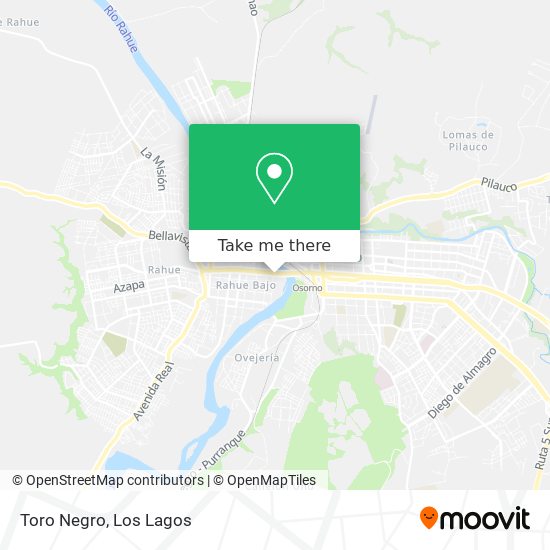 Mapa de Toro Negro