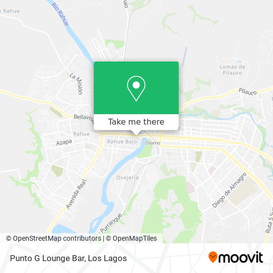 Mapa de Punto G Lounge Bar