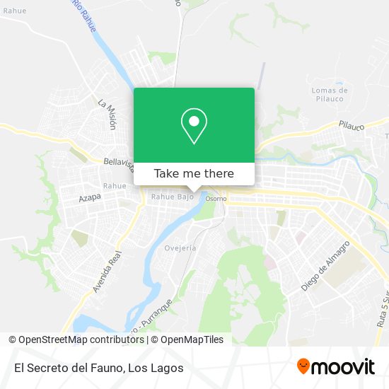 El Secreto del Fauno map