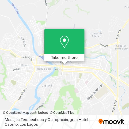 Masajes Terapéuticos y Quiropraxia, gran Hotel Osorno map
