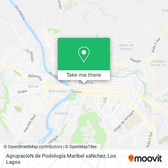 AgrupacióN de Podología Maribel sáNchez map