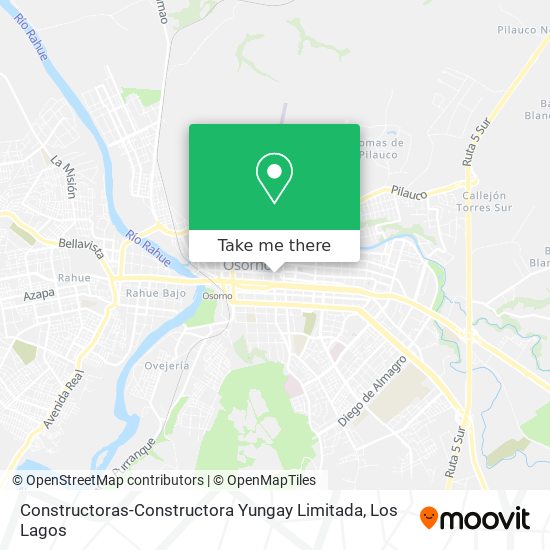 Constructoras-Constructora Yungay Limitada map