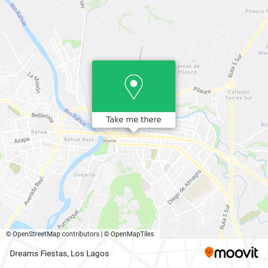 Dreams Fiestas map