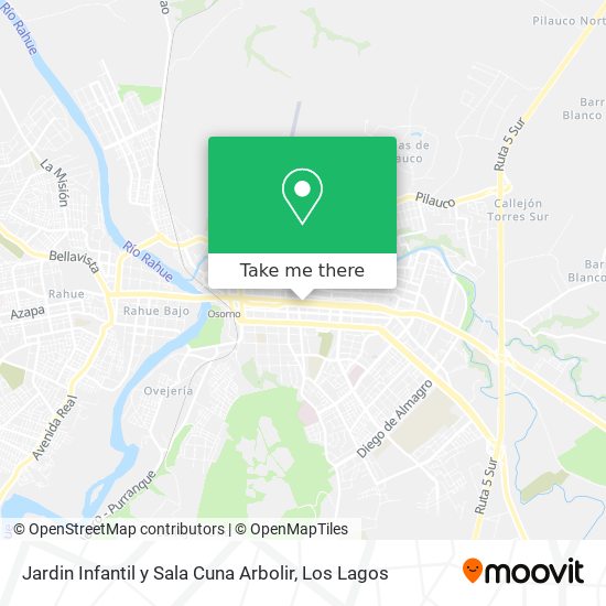 Mapa de Jardin Infantil y Sala Cuna Arbolir