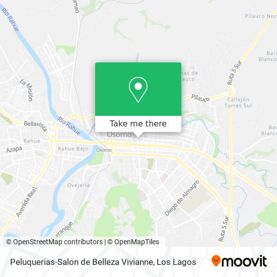 Mapa de Peluquerias-Salon de Belleza Vivianne