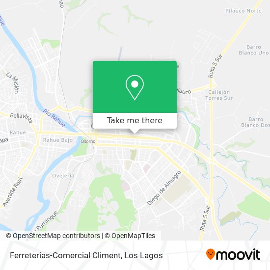 Ferreterias-Comercial Climent map