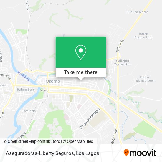 Aseguradoras-Liberty Seguros map