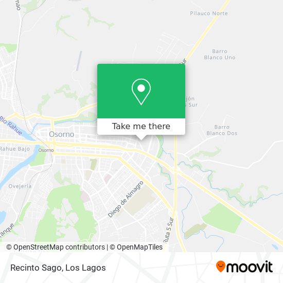 Recinto Sago map