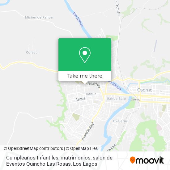 Cumpleaños Infantiles, matrimonios, salon de Eventos Quincho Las Rosas map