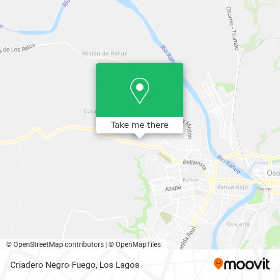 Criadero Negro-Fuego map