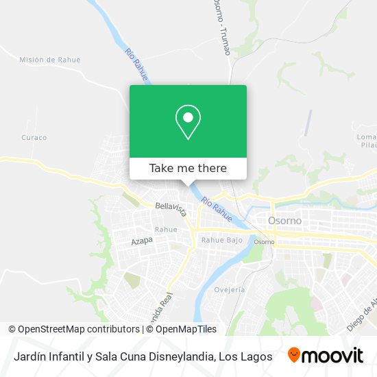 Jardín Infantil y Sala Cuna Disneylandia map