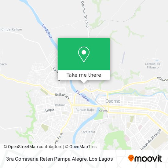Mapa de 3ra Comisaria Reten Pampa Alegre