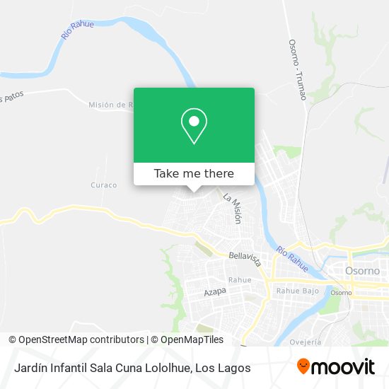 Mapa de Jardín Infantil Sala Cuna Lololhue