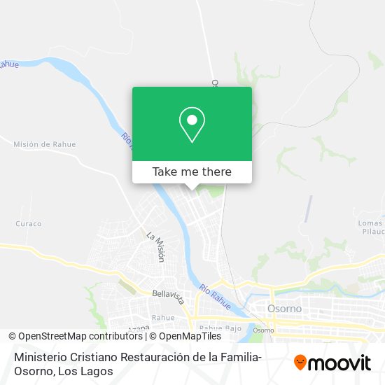 Ministerio Cristiano Restauración de la Familia-Osorno map