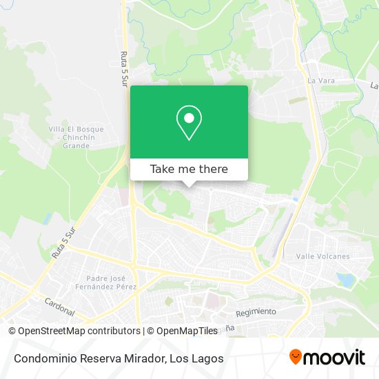 Condominio Reserva Mirador map