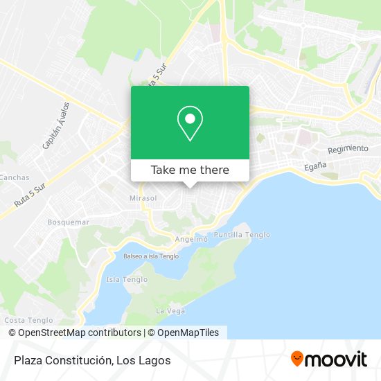 Plaza Constitución map