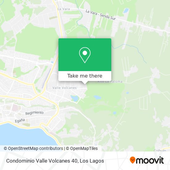 Mapa de Condominio Valle Volcanes 40