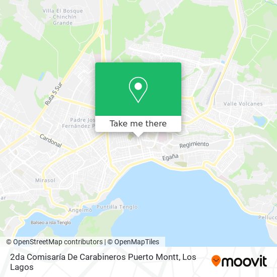 2da Comisaría De Carabineros Puerto Montt map