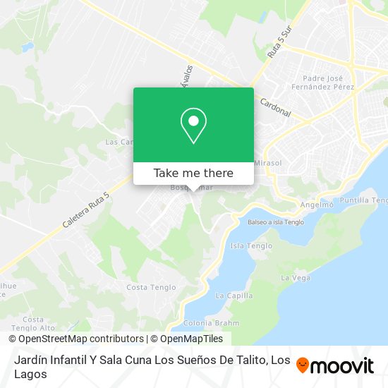 Jardín Infantil Y Sala Cuna Los Sueños De Talito map